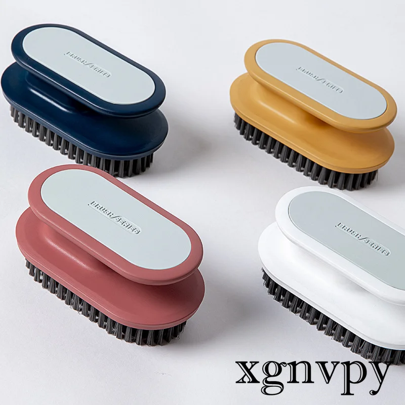 Xgnvpy Household Portable Soft Wool Laundry Clothes Shoes Cleaning Brush Plastic Hand Cleaning Brush Kitchen Bathroom