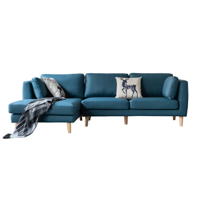 

Small apartment princess corner combination 2.5 meters leisure sofa