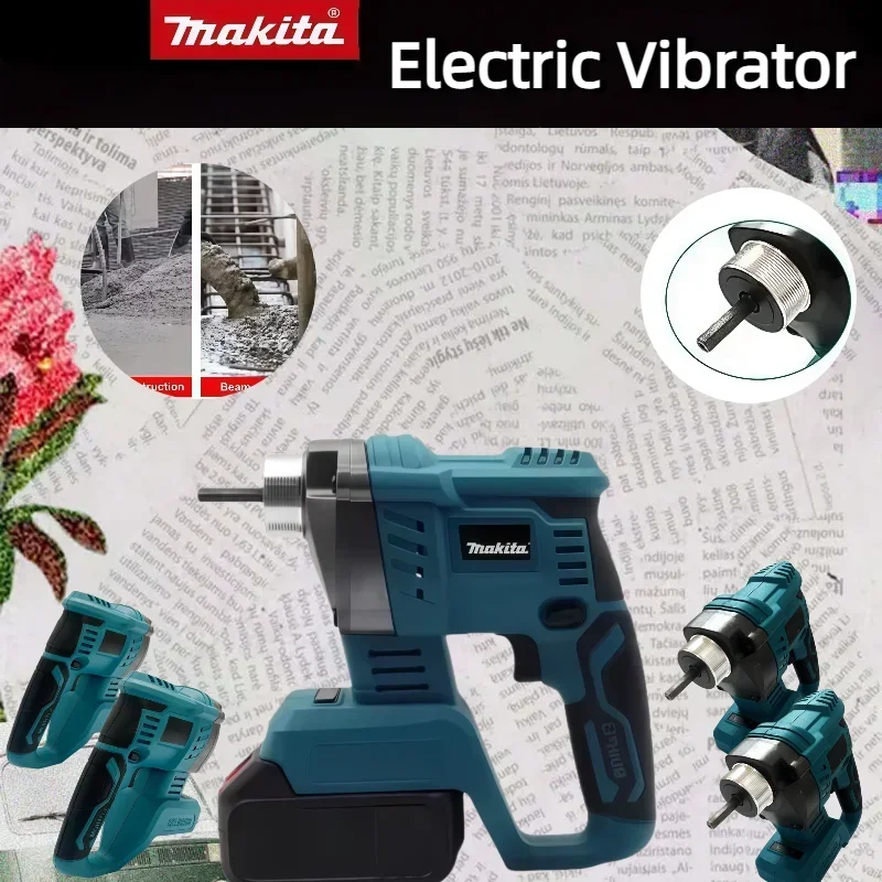 Makita High Power Tool Mixing Power Tool Cordless Electric Concrete Vibrator Concrete Compactor Concrete Brushless Tool