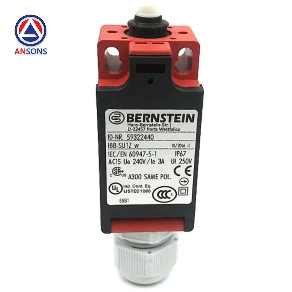 Imagem -02 - Ansons Elevador Limit Switch Aço Strip Detecção Peças Sobressalentes Id. N.59322440 188-su1z s r