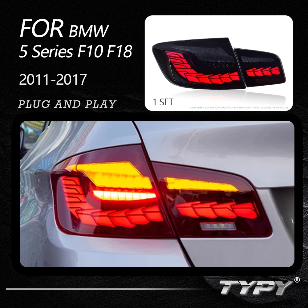 

TYPY Car LED Lights Tail Light Assembly For BMW 5 Series F10 F18 2011-2017 Rear Taillights Sequential Turn Signal