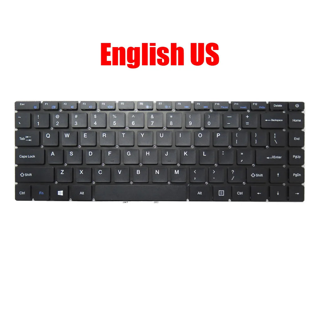 

Клавиатура для ноутбука MB3181018 XK-HS326 английская, США, без подсветки, черная, новая