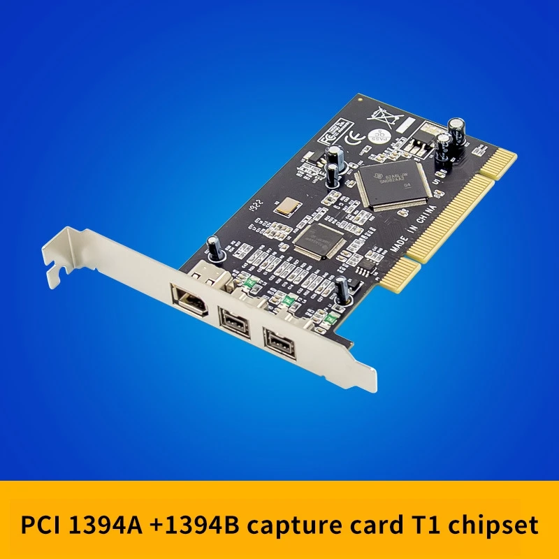 PCI 1394A 1394B بطاقة التقاط الفيديو لـ FireWire 800 IEEE 1394 محول HD محول بطاقة التقاط الفيديو