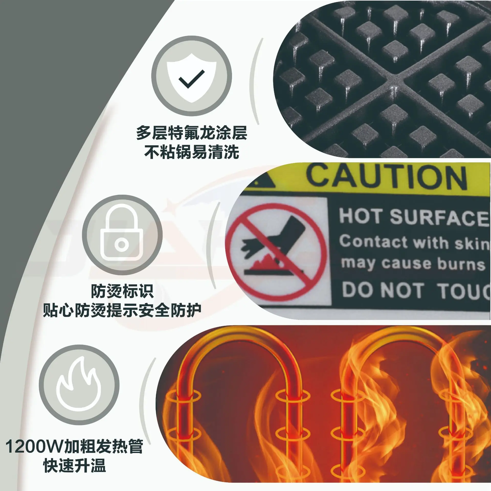 

Direct Sales Commercial Non-stick Electric Heating Quality Waffle Machine New Crepe Machine Delivery Muffin Machine Wholesale