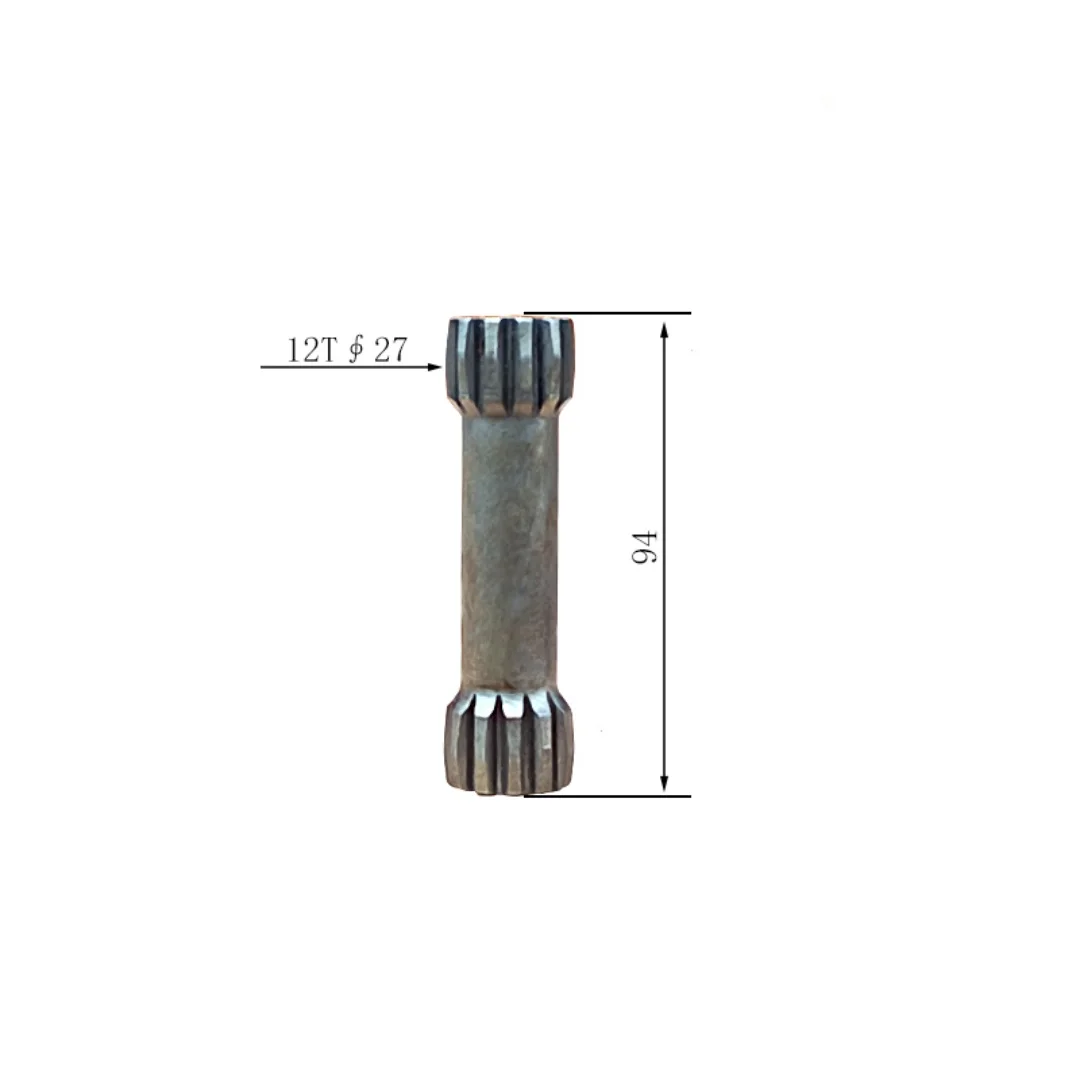 Wicknoson EZ17 Mini Excavator Swivel Motor Vertical Shaft Gear 13/12 Teeth New Quality Construction Equipment Part