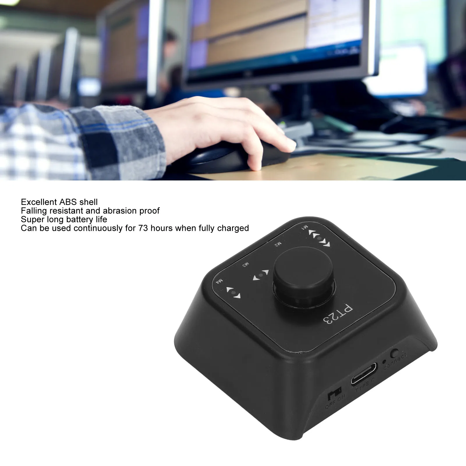 

Мультимедийный контроллер Bluetooth, длительный срок службы, широкая совместимость, многофункциональная педаль для переворачивания страниц