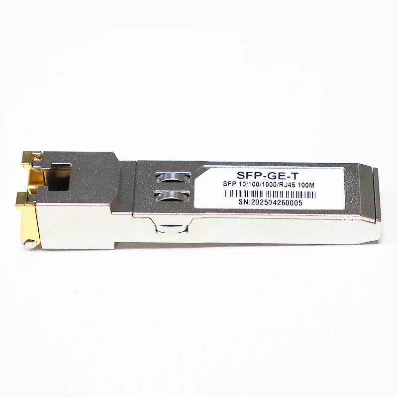 Módulo SFP porta Ethernet módulo SFP RJ45 Switch Gigabit 10/100/1000M conector SFP Cobre RJ45