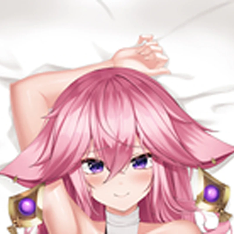 

New Pattern Anime Yae Miko Dakimakura Hugging Body Pillow Cover Case double-sided printing‌