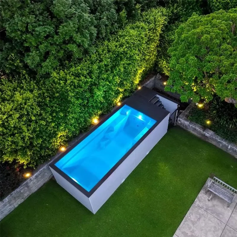 Modern Prefab Container Pool Portable Swimming Pool For Outdoor Backyard Villa Garden Space