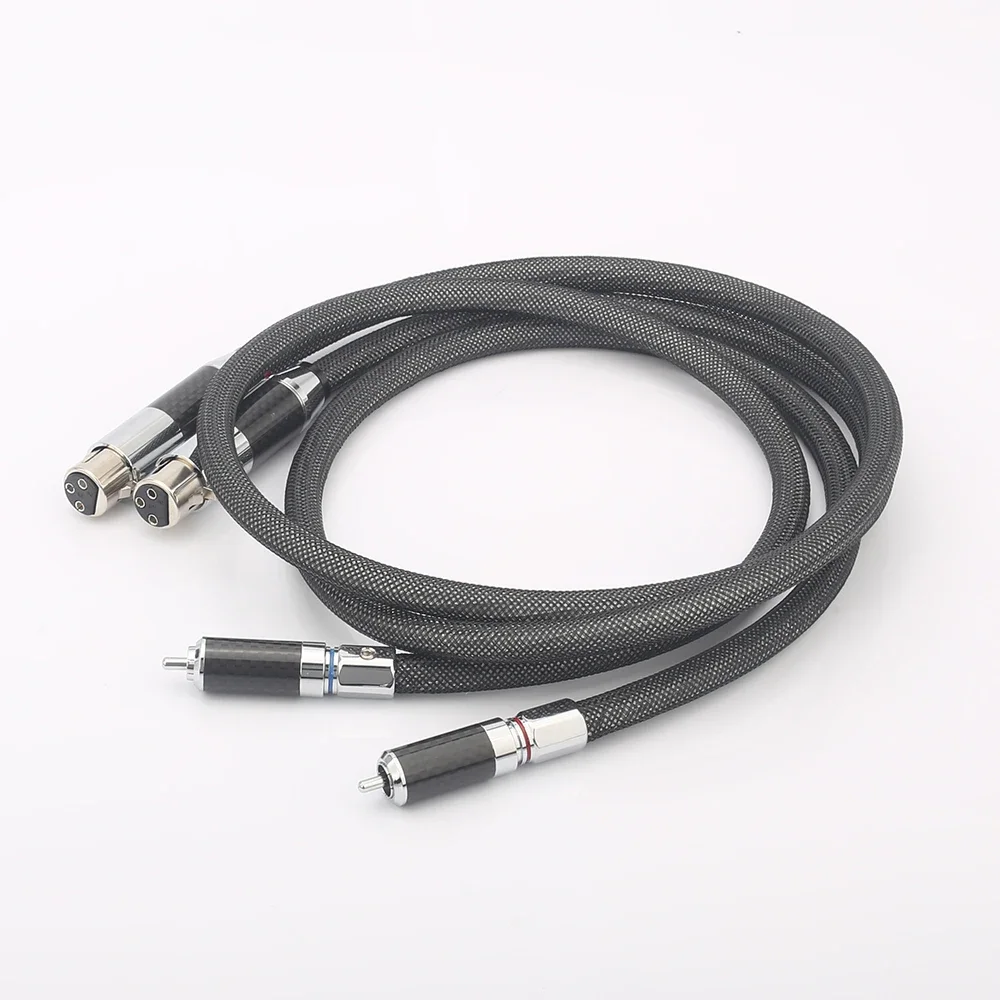 Audiocrast High Quality Silver Plated RCA to XLR Female Audio Interconnect Cable for HiFi Sound System