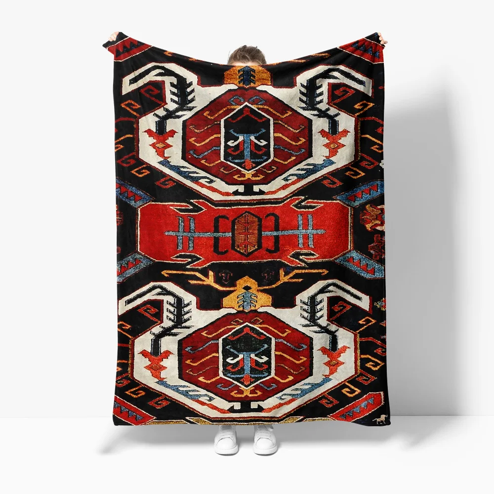 Afghan Kilim Rug Vintage Ethnic Traditional Floor Carpet Home Decor Cushion Cover Wall Hanging Decorative