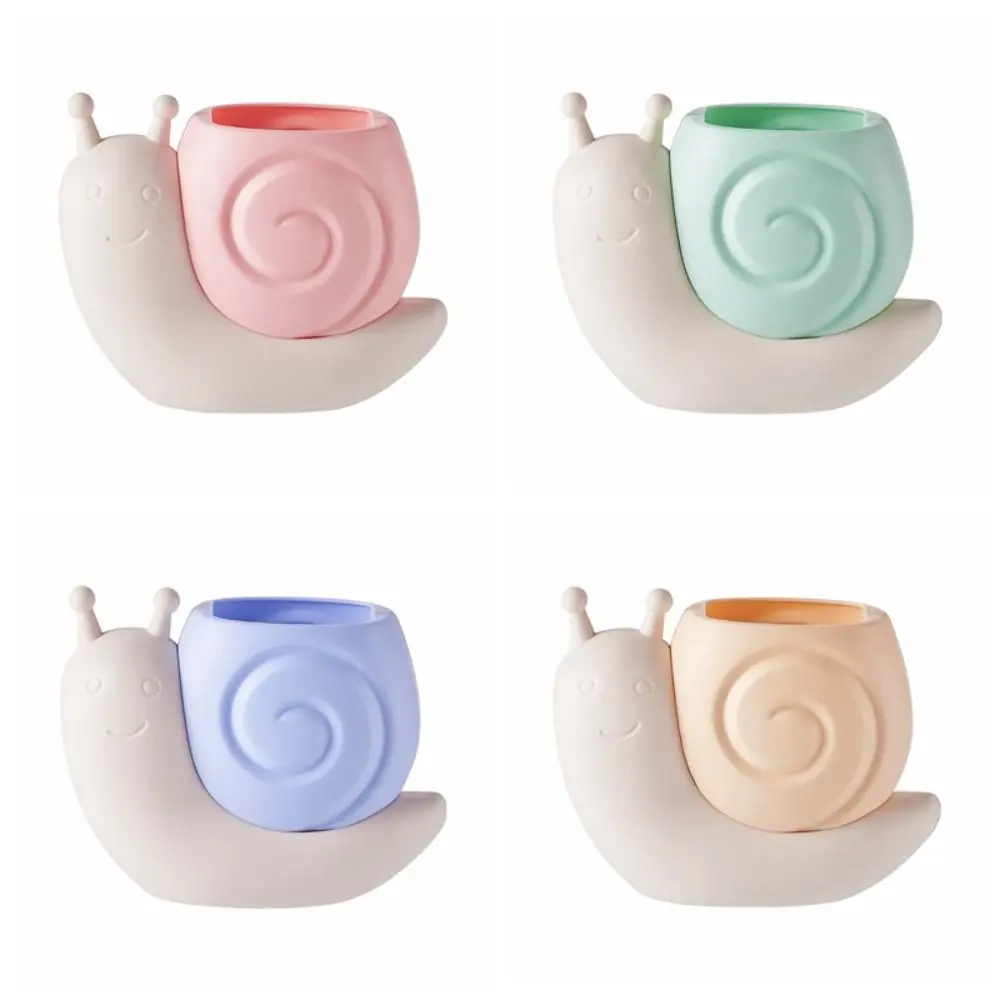 Neuer schneckenförmiger Stifthalter, multifunktionale Bleistiftaufbewahrung, Schreibtisch-Organizer, Cartoon-Make-up-Pinselhalter