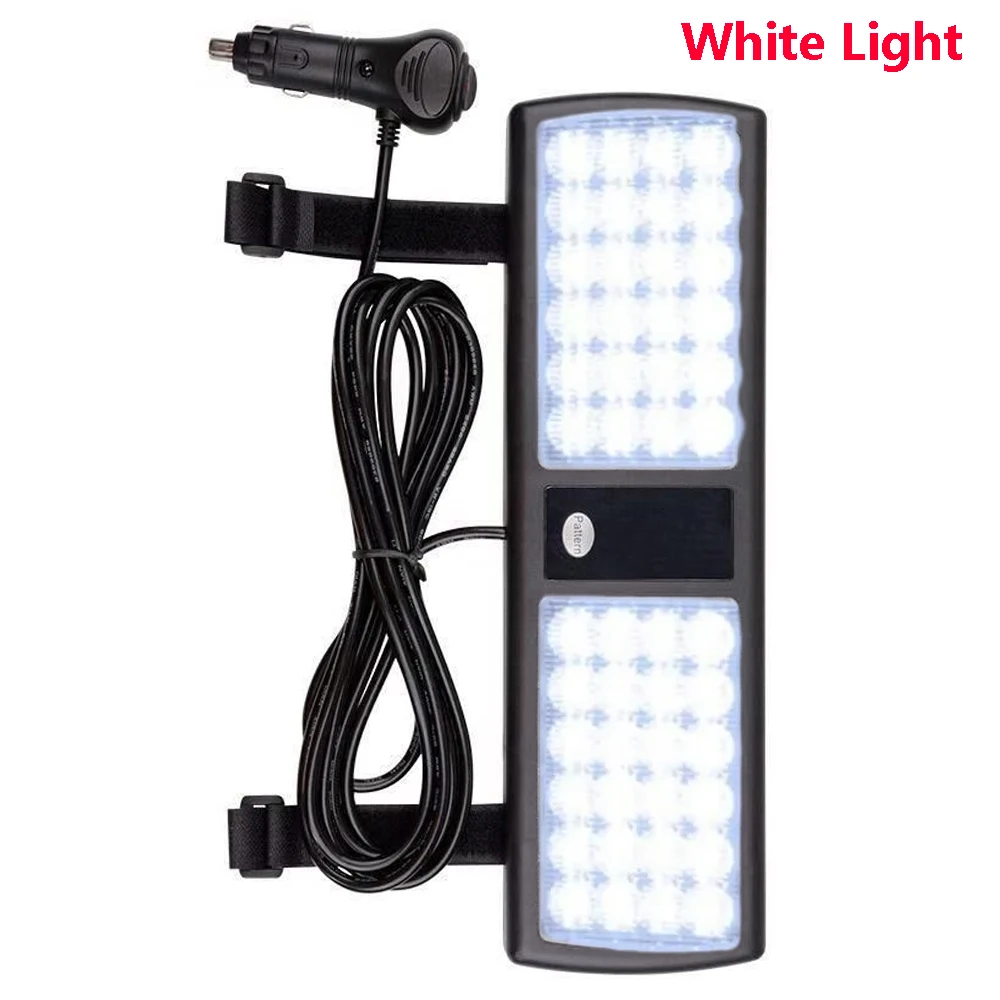 1pc LED Strobe Warning Light with Cigarette Lighter Fit For various 12V-24V vehicles, can be used for cars, turcks, RV, trailer
