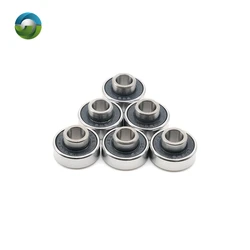 8PCS 608RS Shaft  ABEC-11 Skateboard Integrated Spacer Longboard Bearing 8x22x7mm 608 Ball Bearing