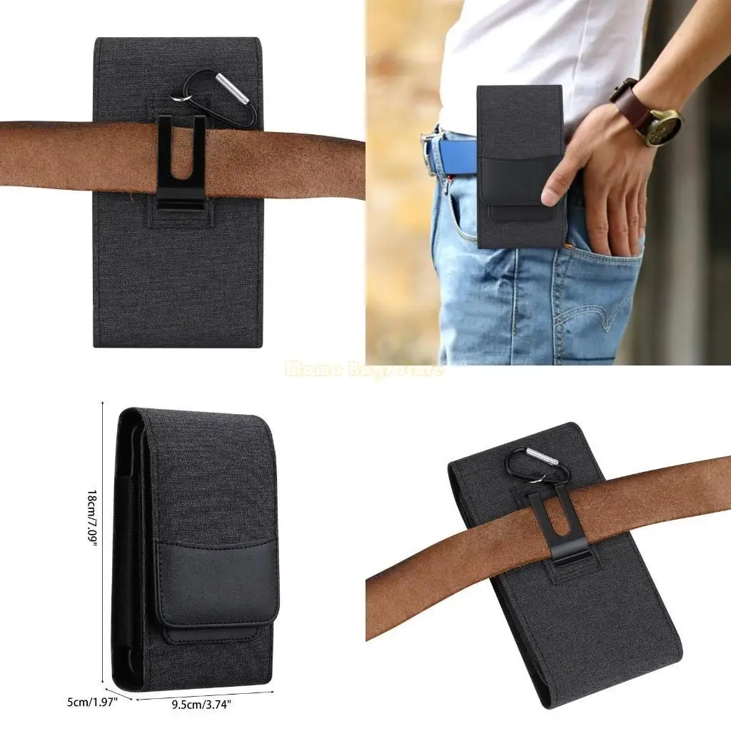 

X90D Universal Oxford Cloth Double Layer Waist Bag Camping for 13max