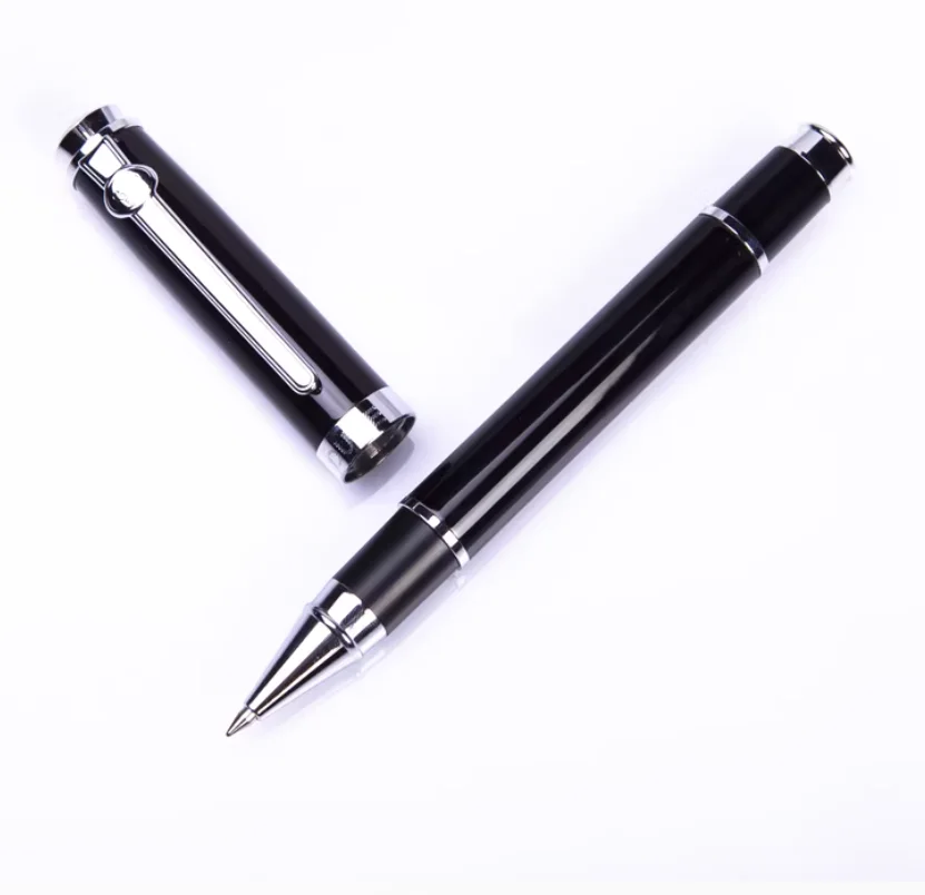 

Duke Metal Black & Silver Carbon Fiber Roller Ball Pen Business Writing Pen DRP028