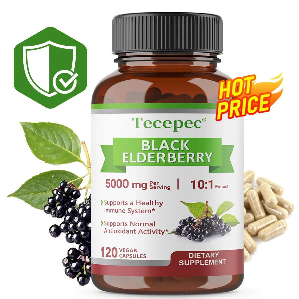 

Органические капсулы с ягодами и ежевикой, 5000 мг, антиоксидант, повышает иммунитет, способствует энергетического производства, поддерживает здоровье кожи