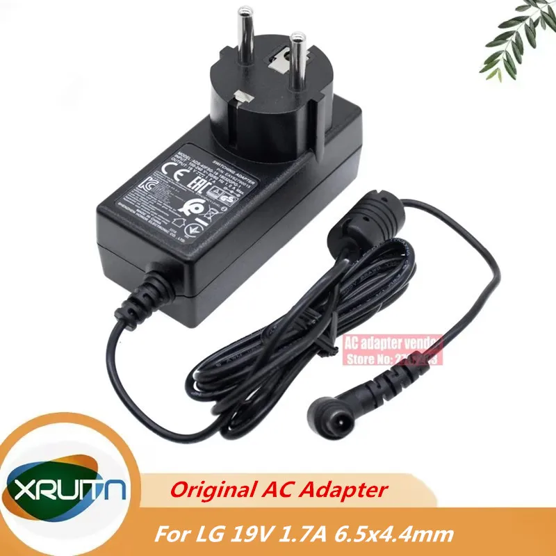 Genuine 19V 1.7A Switching AC Adapter SPU ADS-40FSG-19 19032GPG-1 for LG LED  Monitor E1948S E2242C E2249 Power Supply Charger