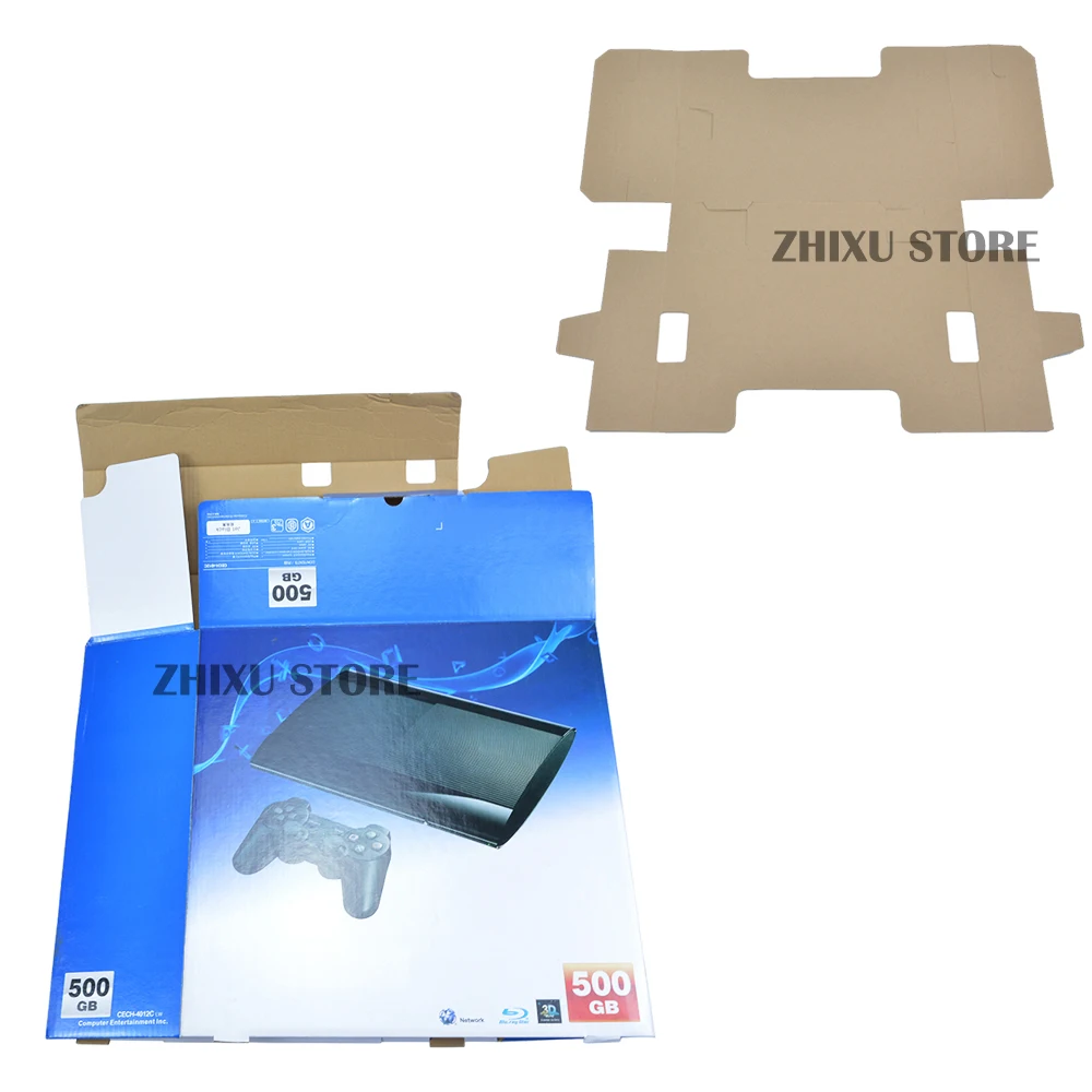 ZUIDID For PS2 7W 77004 9W 90004 Game Console New Packing Box Carton for PS3 CECH-4012 (500G/320G) New Packaging protect box