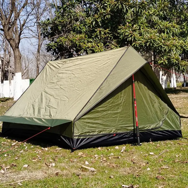 

210x150x110cm Camping Tent Rodless Hiking Shelter Portable Waterproof Weatherproof 2-4 People Tent For Outdoors Hiking Travel