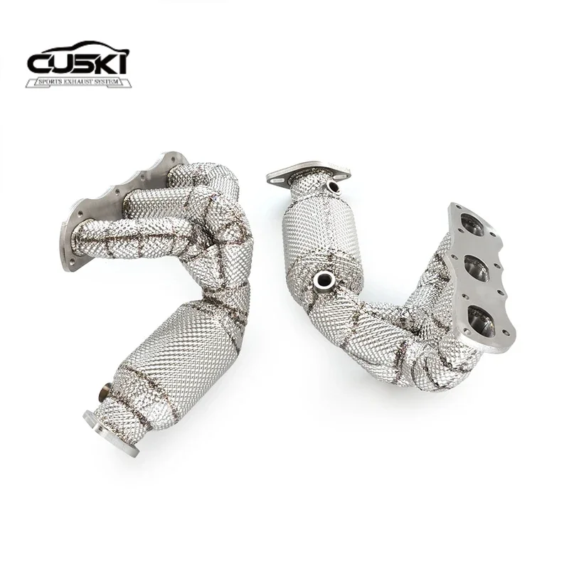 

High quality Stainless Stee Automobile Accessorie Suitable For PORSCHE 981 Cayman/Boxster 3.4 2012-2015 Exhaust manifold