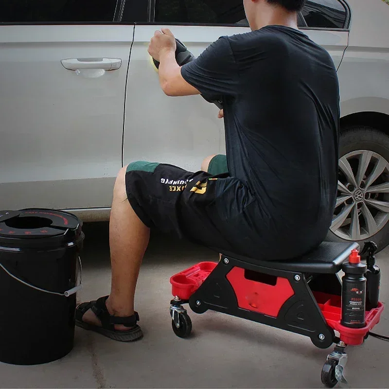 Automobile Beauty Polishing Work Bench Thickened Multi-functional Car Wash Bench Movable Polishing Construction Bench