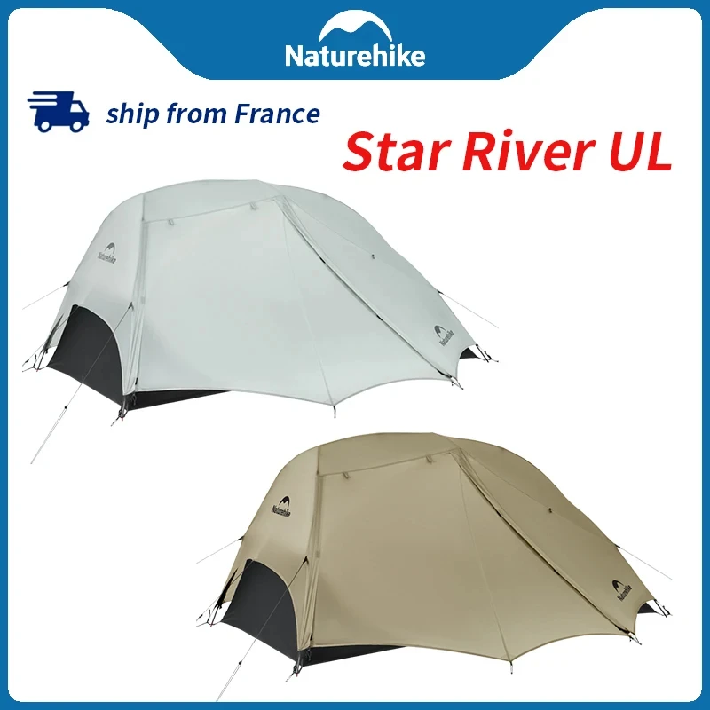 Naturehike Star River UL Tent 15D Nylon Ultralight Double-Layer Hiking Outdoor Camping Trekking Tent for Adventure Enthusiasts
