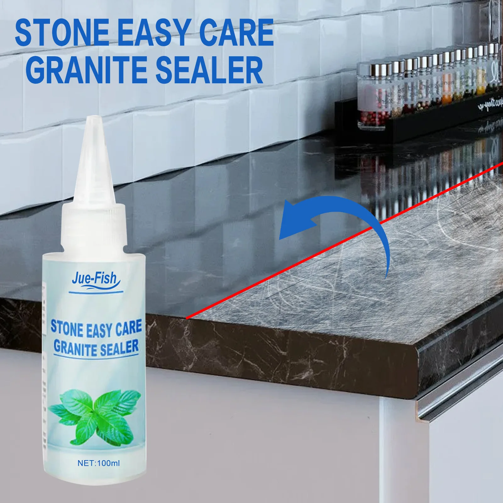 Ceramic Tile Coating Agent Deep Cleaning Decontamination Scratch Polishing Repair Maintenanc Stone Easy Care Granite Sealer 100g