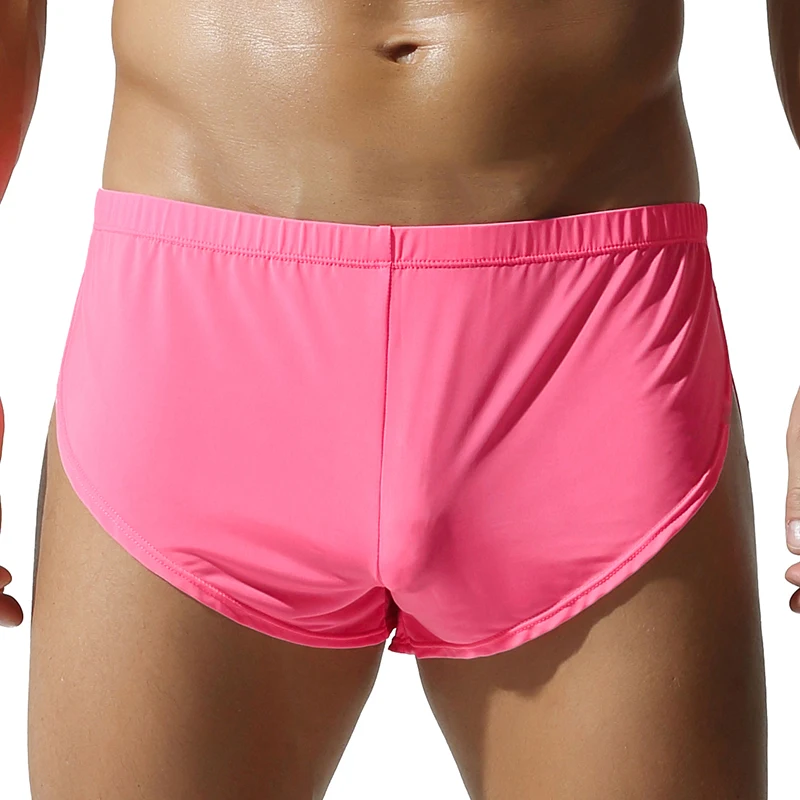 TAUWELL Herren Modische Atmungsaktive Eisseide Haushose Hochgeschnittene Lässige Boxershorts Arro Hosen Bequeme Lounge-Bekleidung – Detail 24
