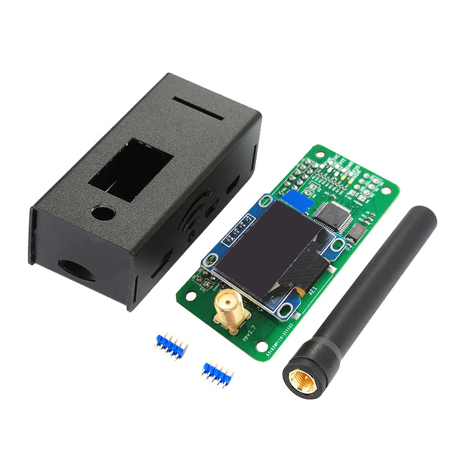 UHF VHF UV For Mmdvm Hotspot Module For DMR P25 YSF DSTAR Pi 3B 3B Metal Shell Electrical Equipment Supplies IDC Connector