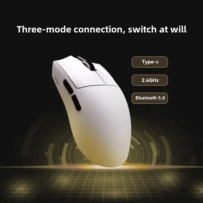 

Новая беспроводная легкая мышь ATK X1 SE Starlight PAW3395, концентратор 26K DPI, драйвер страниц, игровая мышь 1000 Гц, аксессуары для ПК-плеера