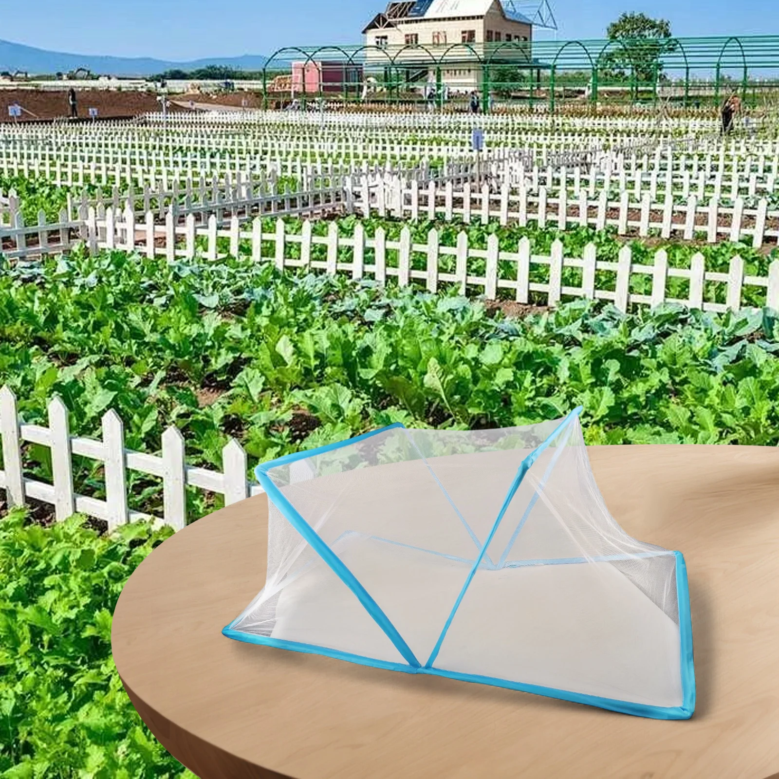 Malla Protectora para Plantas de Exterior de 125×65cm, Malla Anti-Pájaros, Malla para Terraza, Cubierta para Plantas de Jardín