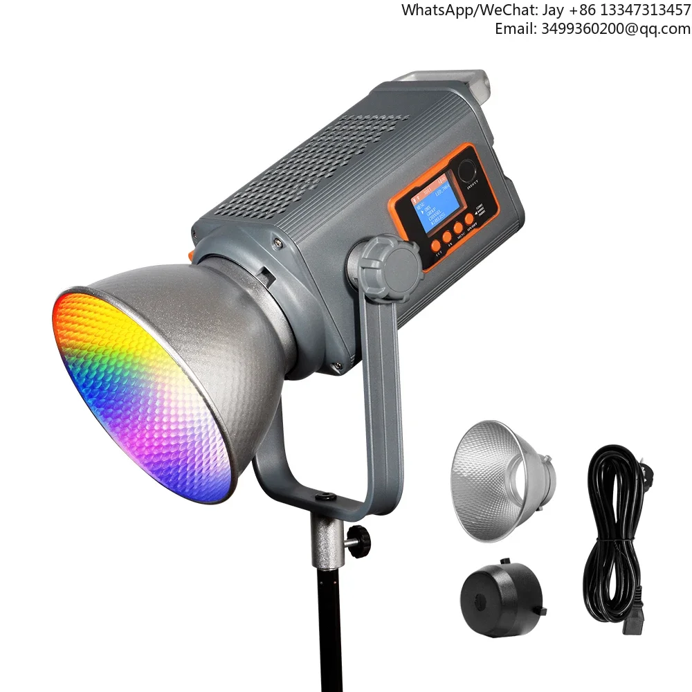 

2026Professional 300w Rgb Video Light Led Photography Light For Video Recording Outdoor Shooting