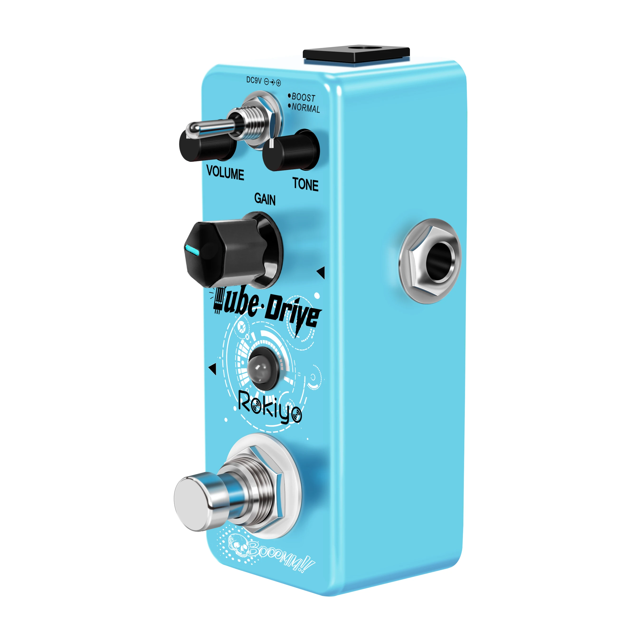 Rokiyo Tube Drive Mini Guitar Pedal Overdrive ~ Distortion Effect Pedal Tube‑Amp Dynamic Tone Stompbox for Electric Guitar Bass view 4