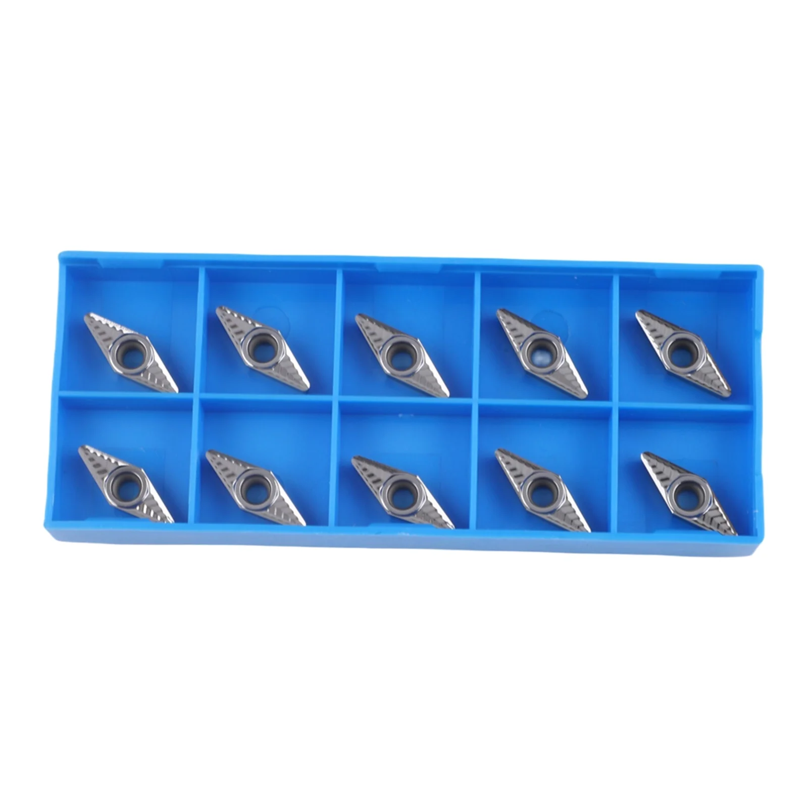 

10pcs VCGT110308-AK Turning Insert For Aluminum VCGT110308-AK H01 Silver Inserts Lathe Metalwork Tool Cutting Processing