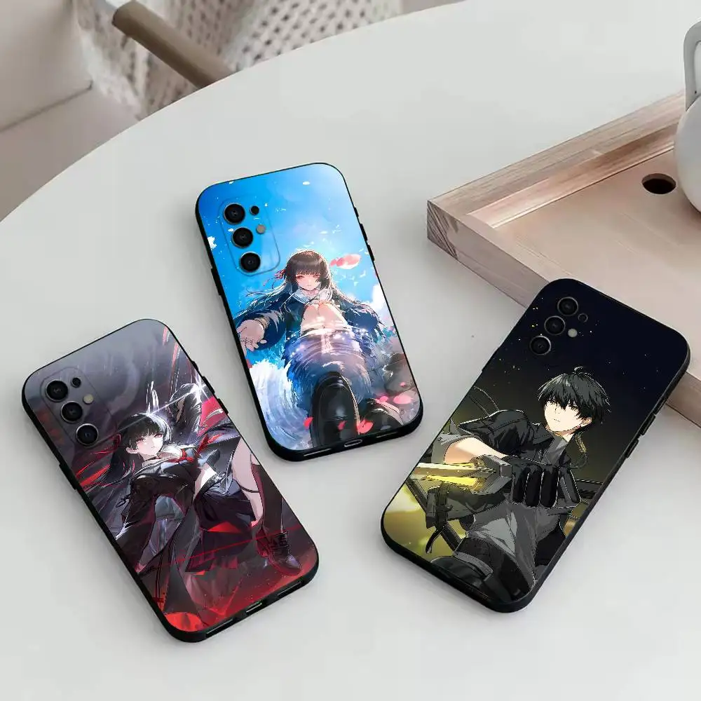 Game -WW- Wuthering Waves WuWa  Phone Case Black Silicone Soft For Samsung S25,S24,S21,S22,S23,S30,Ultra,S20,Plus,Fe,Lite