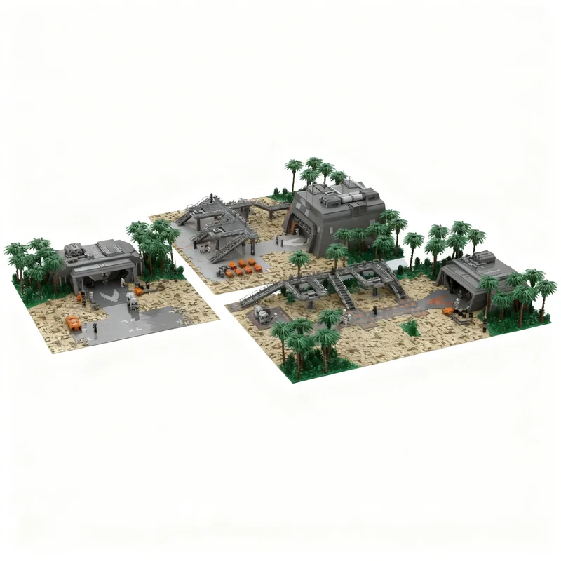 21914pcs MOC SW Bundle Landing Pad 9 TIE Star Battle Model Building Blocks Construction Toys Christmas Gift Brick Kids Idea DIY