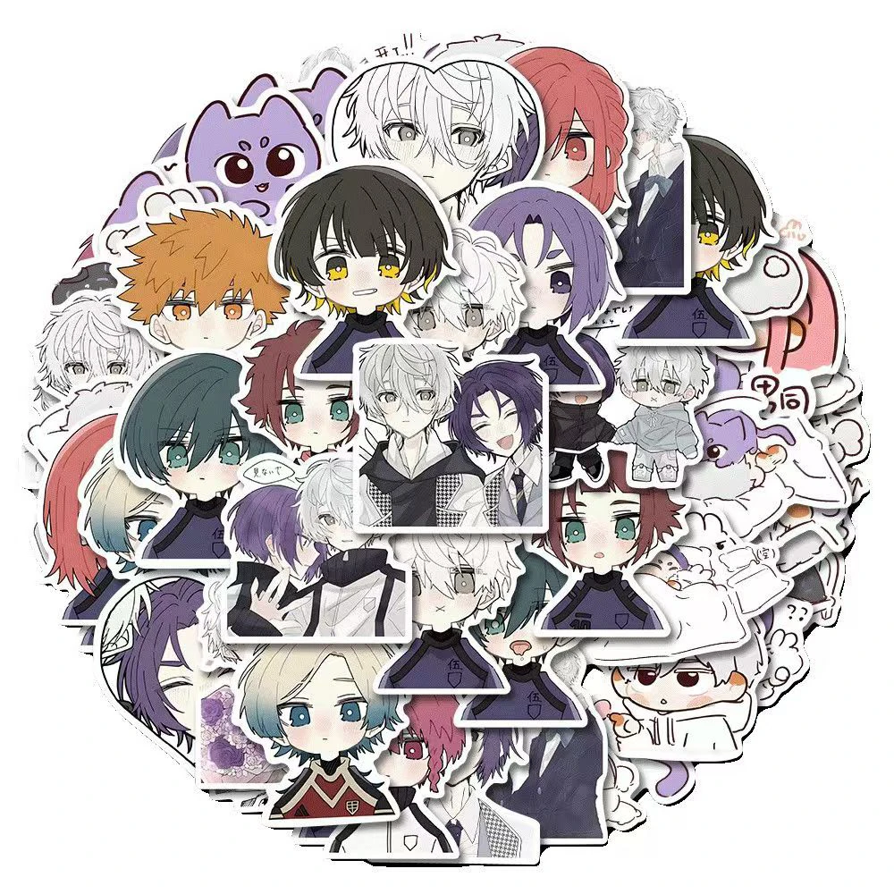 10/30/54pcs Mikage Reo Nagi Seishiro Stickers BLUE LOCK Cartoon Sticker Waterproof Laptop Stationery Luggage Cool Anime Decals