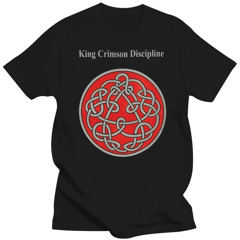 2024 King Crimson Men Discipline Black T-shirt Black Harajuku Men Clothing Oversized T Shirt Graphic T Shirts Tshirt