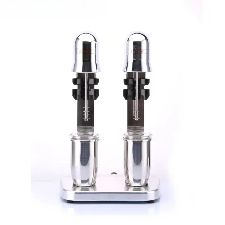 Two sets of electric mixers for home and hotel use with stainless steel containers