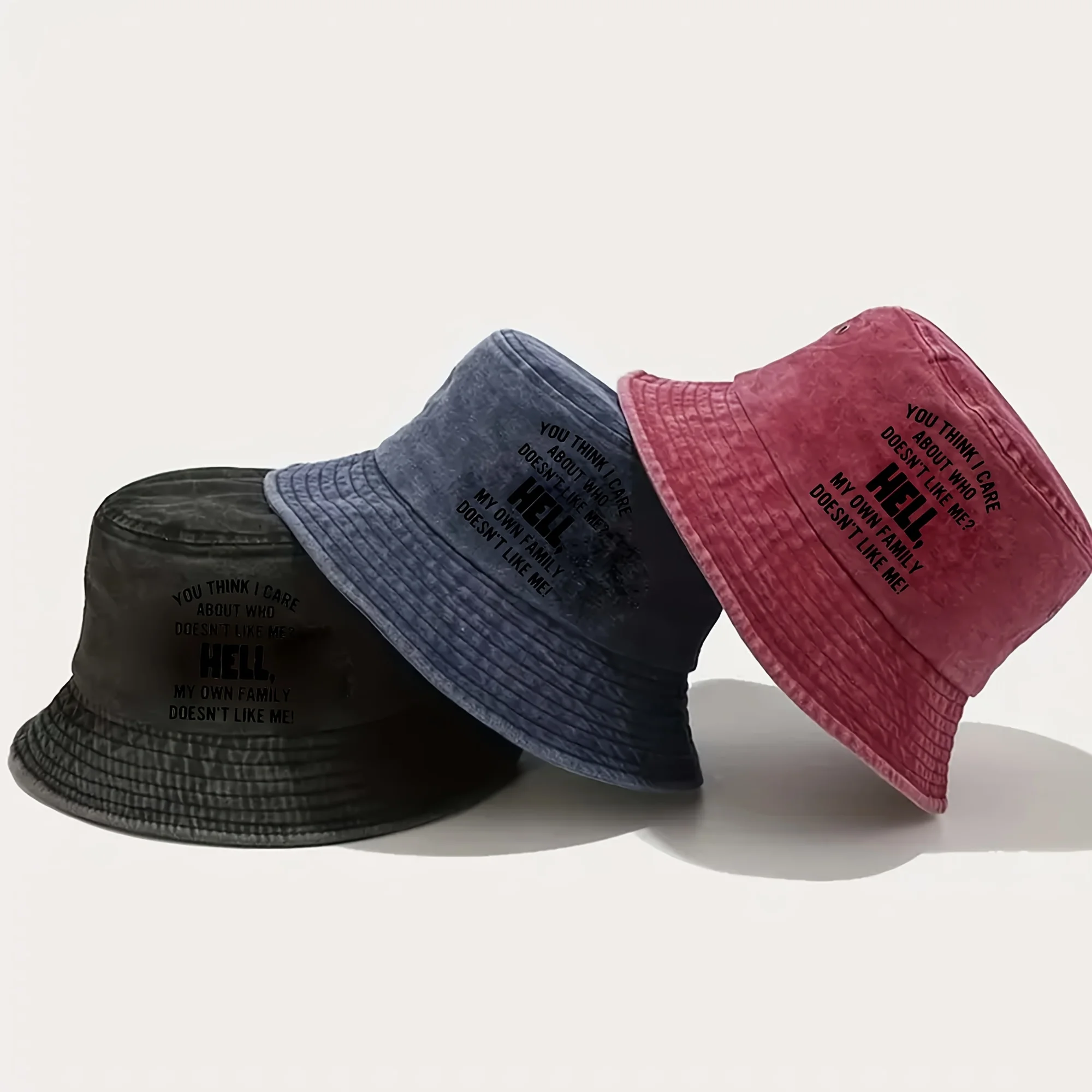 for colorful Bucket Hats with Rebellious Quotes Add Charm; a New Choice for Vibrant Bucket Hats