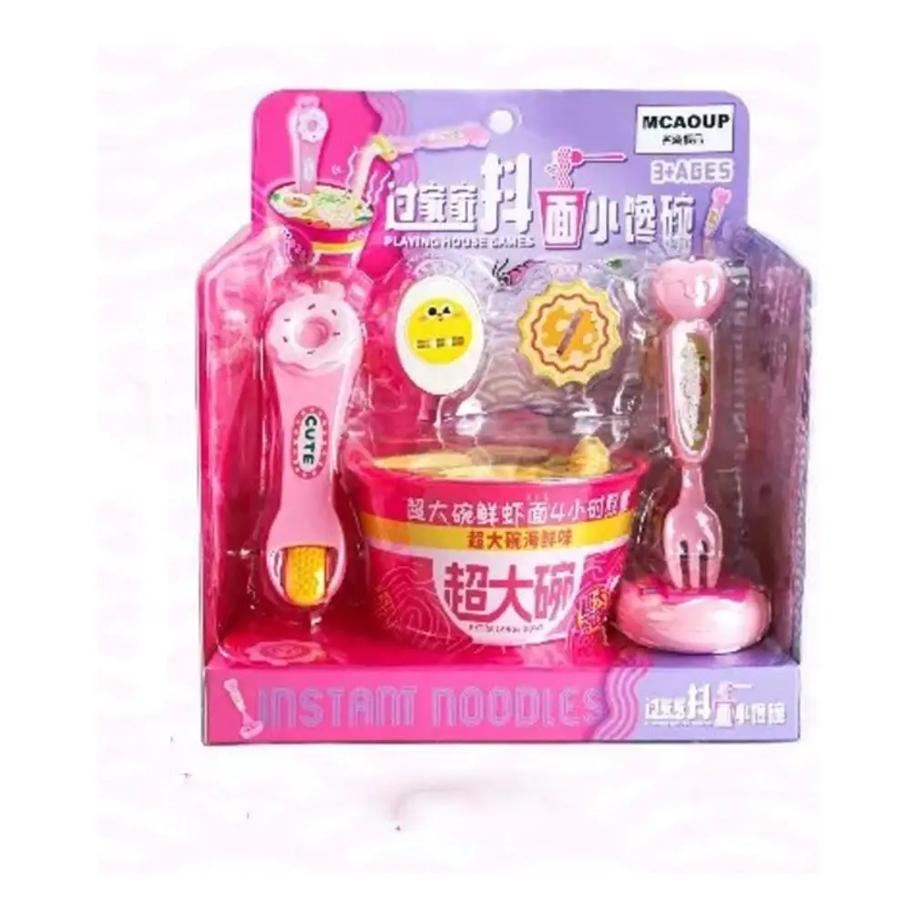 Simulated Ramen Feeding Toy Early Education Kitchen Toys Food Feeding Toys Desktop Ornament Cartoon Play House Toys