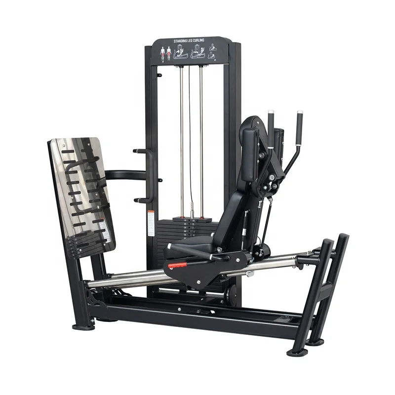 Cheap Dual Function Exercise Tainer Seated Leg Press and Squat Machine for Salepromote sales