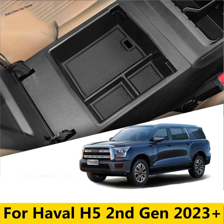 

Car Styling Center Console Organizer Storage Interior Armrest Storage Box Accessories Cover For Haval H5 2nd Gen 2023 2024 2025