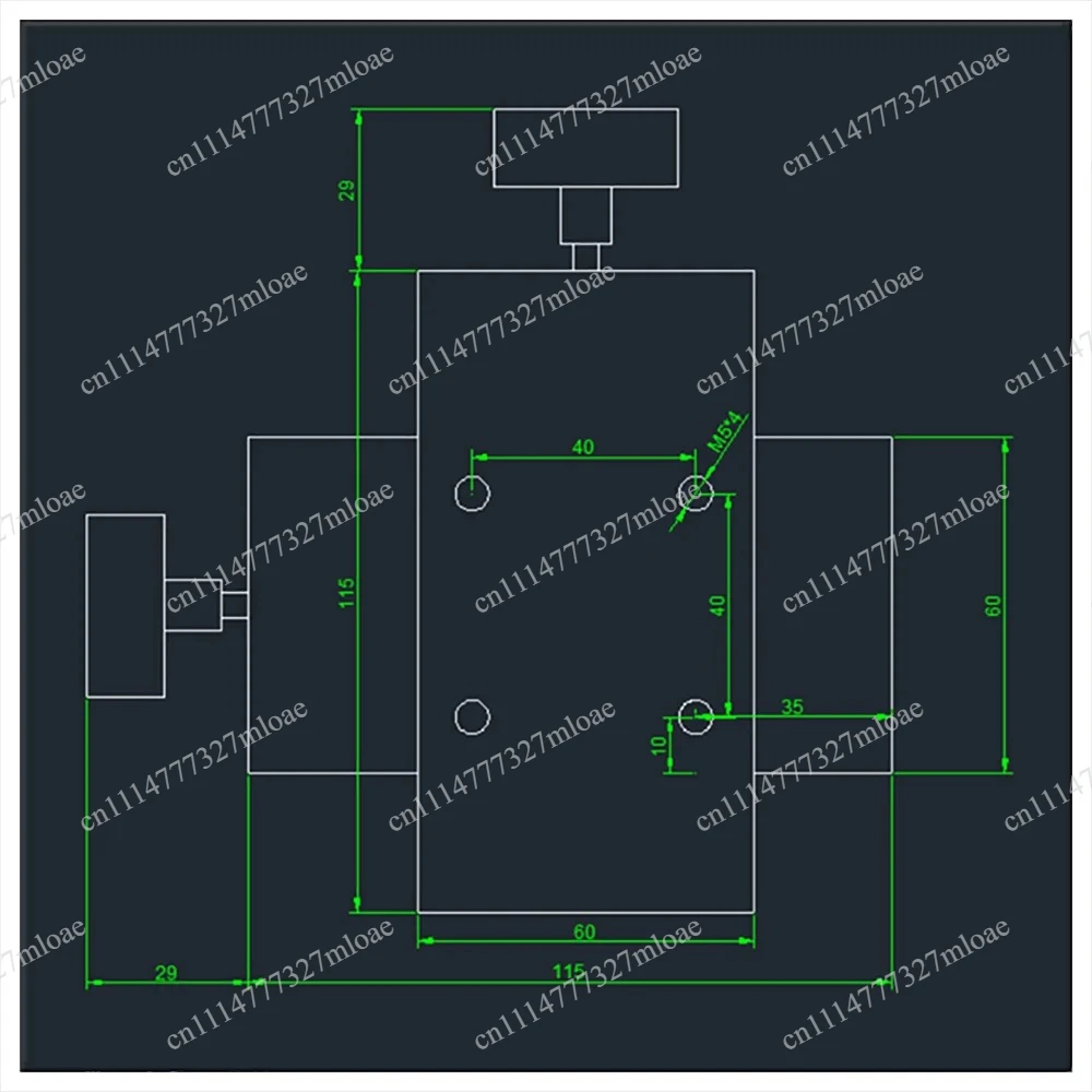 Aluminum alloy high-precision welding slide three-dimensional cross torch holder XYZ axis adjustment frame