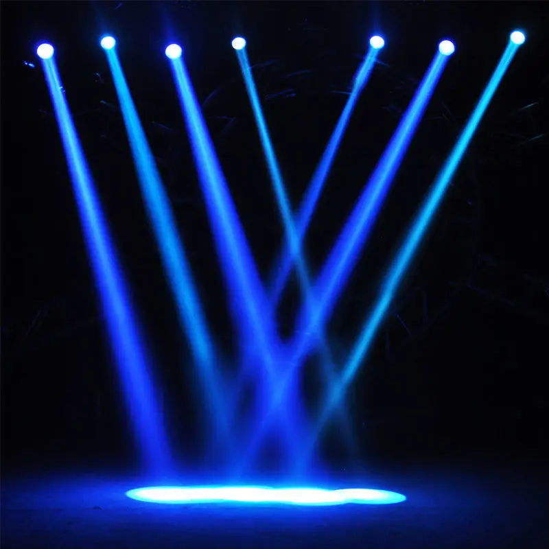 Mini RGBW LED 10W LED Beam Moving Head Light High Power 10Watt Quad Stroboscope LED Kuat Beam untuk Pesta Disko DJ Light