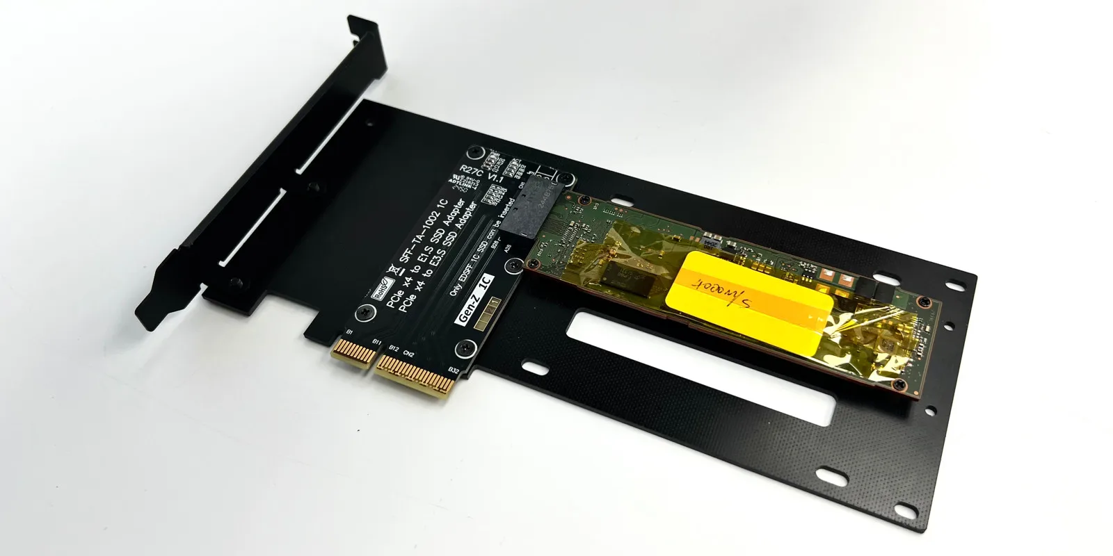 ADT PCIe 5.0 X4 zu U.2 SFF-8639 / U.3 SFF-TA-1001 / E1.S E3.S SFF-TA-1002 Adapterkarte PCI-E Gen5 X4 zu U.2 U.3 SSD-Erweiterung – Detail 19