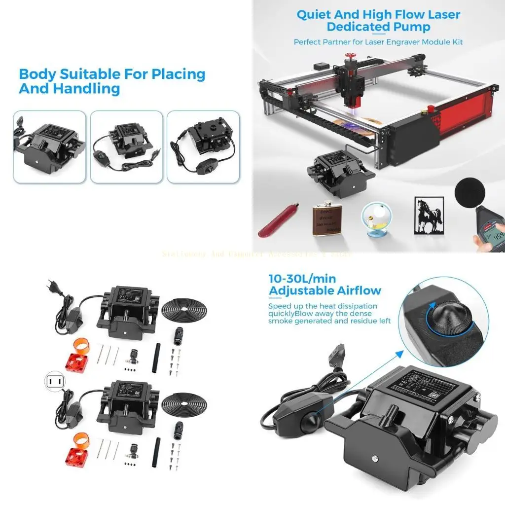 

Воздушный насос для 55 10 TS2 Грейвинг -машина Регулируемая скорость и низкий шум