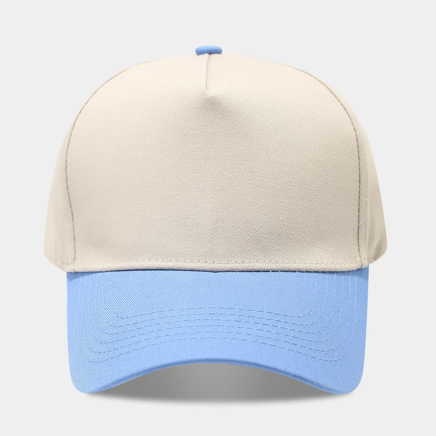 Neue farbblockierte Fünf-Panel-Baseballkappe für Damen, modischer und lässiger Sonnenhut für Herren, LKW-Fahrer-Kappe, trendig und vielseitig – Detail 21