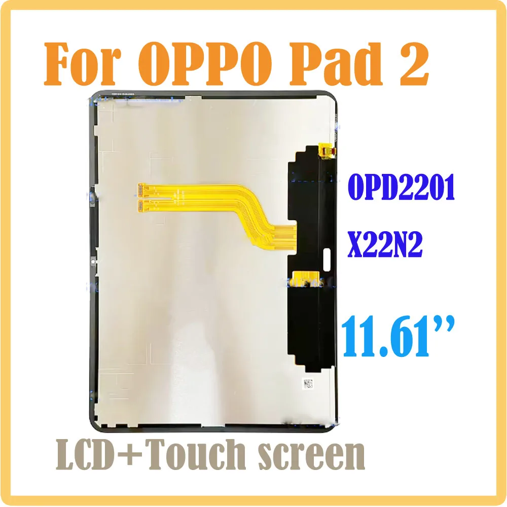 

Оригинальный новый 11,61 "ЖК-дисплей для OPPO Pad 2 OPPOPad 2 OPD2201 X22N2, ЖК-дисплей, дигитайзер сенсорного экрана, замена стекла в сборе